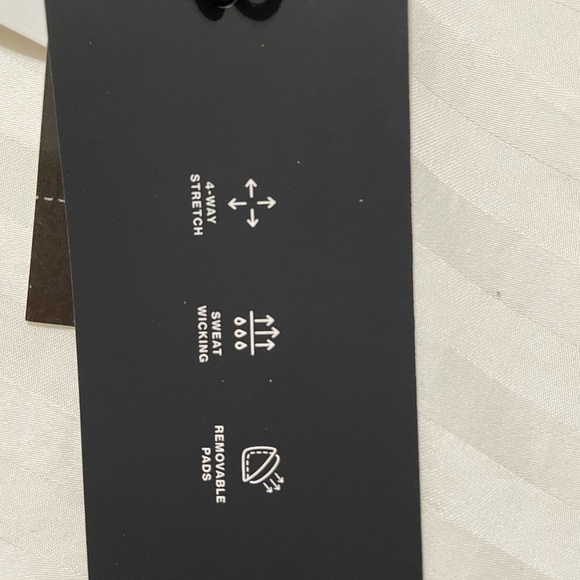 Abercrombie YPB sculptLUX One-Shoulder Slim Tank in colour Onyx size M. NWT - Picture 5 of 5